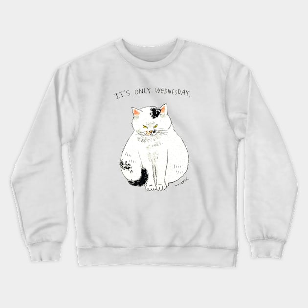 It's only Wednesday Crewneck Sweatshirt by colorofmori